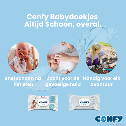 Sensitive Billendoekjes - 12x70 - Mega Pack