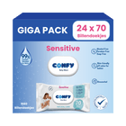 Sensitive Billendoekjes - 24x70 - Giga Pack