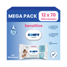 Sensitive Billendoekjes - 12x70 - Mega Pack