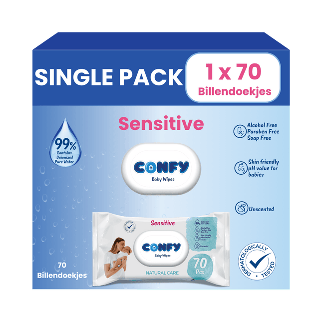 Sensitive Billendoekjes - 1x70 - Single Pack