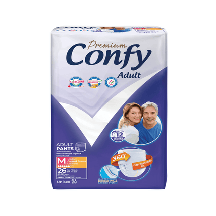 Confy Adult Incontinentie luierbroek - Medium - 26 Stuks - Jumbo Pack