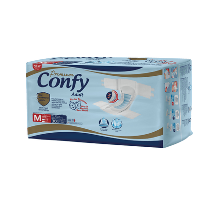 Confy Adult Slip Medium - 30 Slips - Jumbo Pack