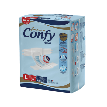 Confy Adult Slip Large - 10 Slips - Eco Pack