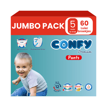 Maat 5 - (12kg-17kg) - 60 Luierbroekjes - Jumbo Pack