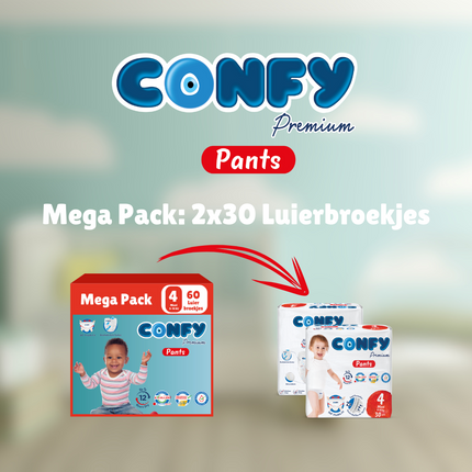 Confy Premium Pants 2x30 Luierbroekjes verpakking verzenddoos