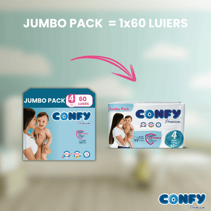 Maat 4 - (7kg-14kg) - 60 Luiers - Jumbo Pack
