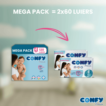 Maat 4 - (7kg-14kg) - 120 Luiers - Mega Pack