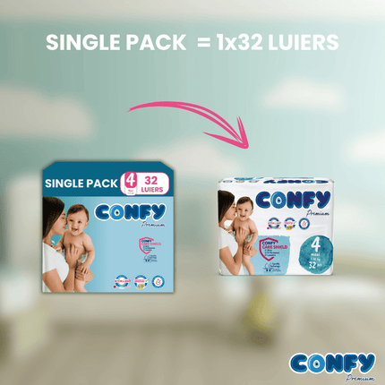 Maat 4 - (7kg-14kg) - 32 Luiers - Single Pack