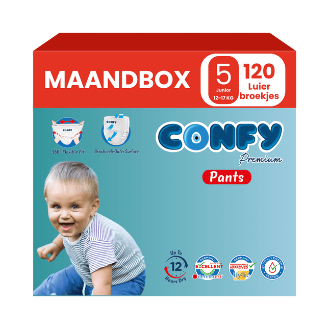 Maat 5 - (12kg-17kg) - 120 Luierbroekjes - Maandbox