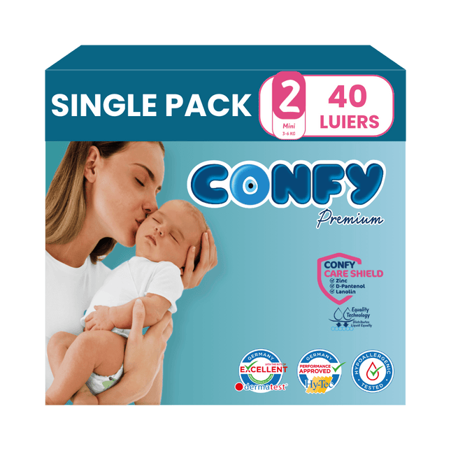 Maat 2 - (3kg-6kg) - 40 Luiers - Single Pack