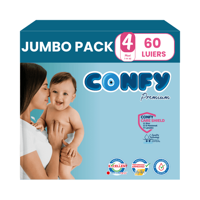 Maat 4 - (7kg-14kg) - 60 Luiers - Jumbo Pack