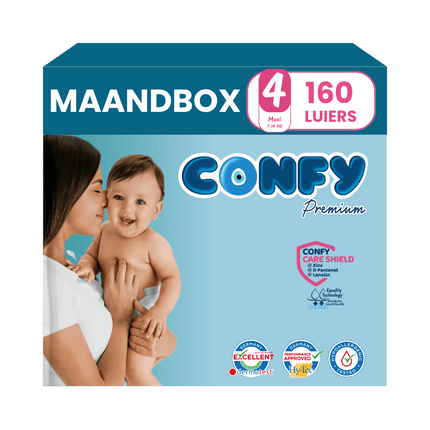 Maat 4 - (7kg-14kg) - 160 Luiers - Maandbox