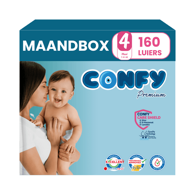 Maat 4 - (7kg-14kg) - 160 Luiers - Maandbox
