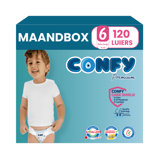 Maat 6 - (15kg-25kg) - 120 Luiers - Maandbox