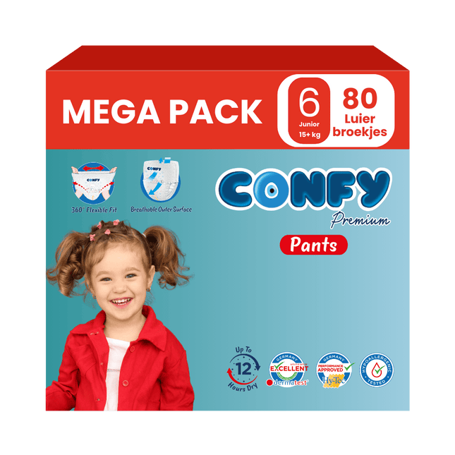 Maat 6 - (15kg-25kg) - 80 Luierbroekjes - Mega Pack