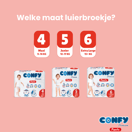 Maat 6 - (15kg-25kg) - 80 Luierbroekjes - Mega Pack