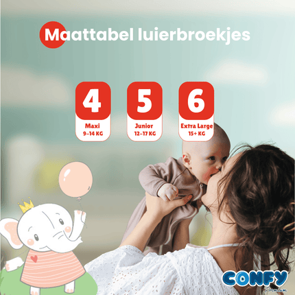 Maat 5 - (12kg-17kg) - 96 Luierbroekjes - Mega Pack