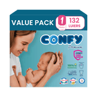 Maat 1 - (2kg-5kg) - 132 Luiers - Value Pack