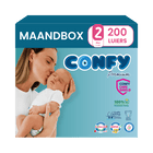 Maat 2 - (3kg-6kg) - 200 Luiers - Maandbox