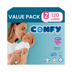 Maat 2 - (3kg-6kg) - 120 Luiers - Value Pack