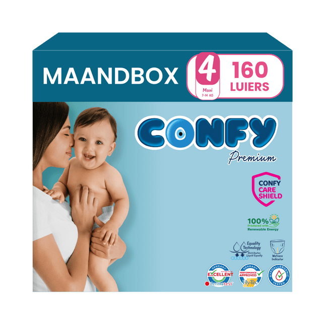 Maat 4 - (7kg-14kg) - 160 Luiers - Maandbox