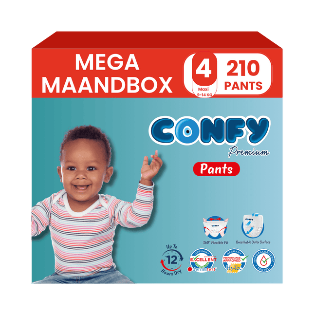 Maat 4 - (9kg-14kg) - 210 Luierbroekjes - Mega Maandbox