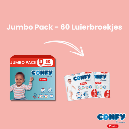 Maat 4 - (9kg-14kg) - 60 Luierbroekjes - Jumbo Pack