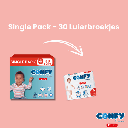 Maat 4 - (9kg-14kg) - 30 Luierbroekjes - Single Pack