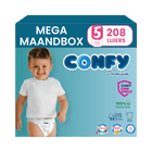 Maat 5 - (11kg-18kg) - 208 Luiers - Mega Maandbox