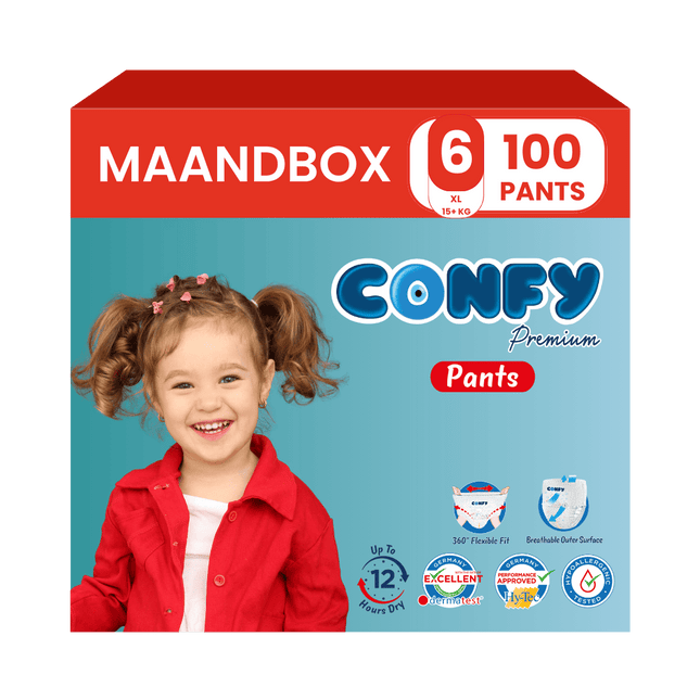 Maat 6 - (15kg-25kg) - 100 Luierbroekjes - Maandbox