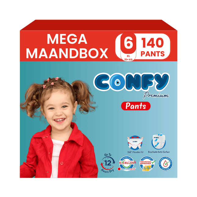 Maat 6 - (15kg-25kg) - 140 Luierbroekjes - Mega Maandbox