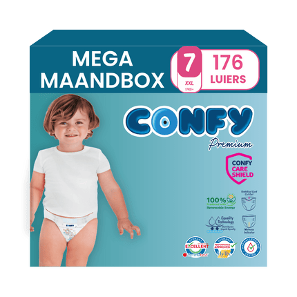 Maat 7 - (17kg+) - 176 Luiers - Mega Maandbox