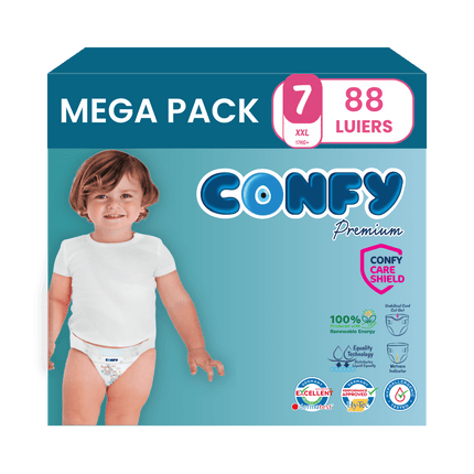 Maat 7 - (17kg+) - 88 Luiers - Mega Pack