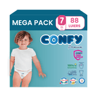 Maat 7 - (17kg+) - 88 Luiers - Mega Pack