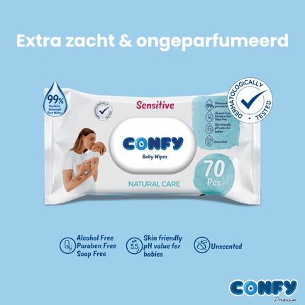 Sensitive Billendoekjes - 12x70 - Mega Pack